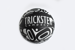 Trickster Basketball by Rico and Crystal Worl, Tlingit
