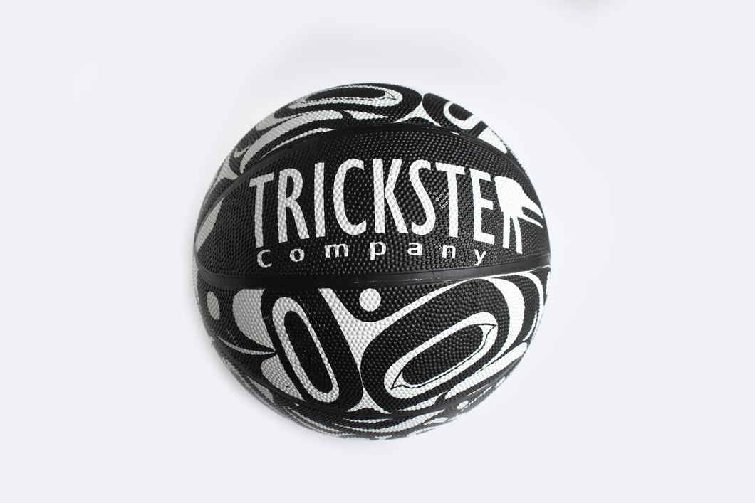 Trickster Basketballs by Rico and Crystal Worl, Tlingit