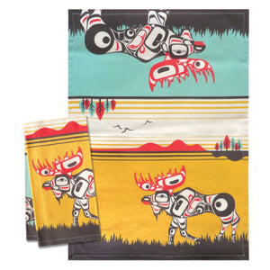 Tea Towels (printed) with Indigenous Design