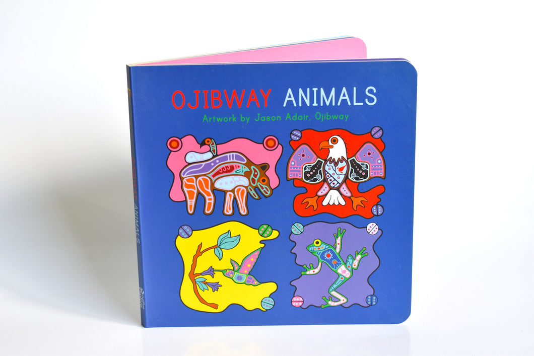 Ojibway Animals Board Book by Jason Adair, Ojibway