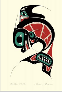 Killer Whale, Danny Dennis,Tsimshian Ltd. Ed.