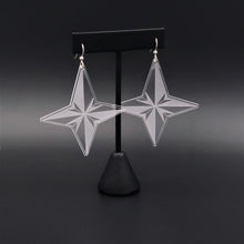 Load image into Gallery viewer, Acrylic Star, Feather, Moon, &amp; Flower Earrings - Trickster