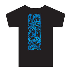Tshirt: Four Clans by Terry Star, Tsimshian