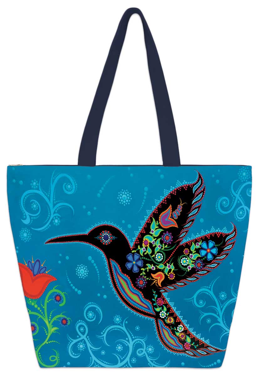 Tote Bag - Zippered Canvas